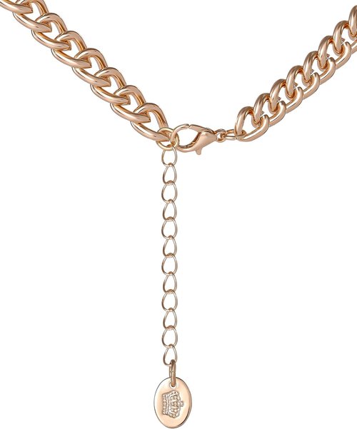 Juicy Couture Heart Pendant Necklace for Women - Gold-Tone Logo Design | Perfect Mother's Day Gift