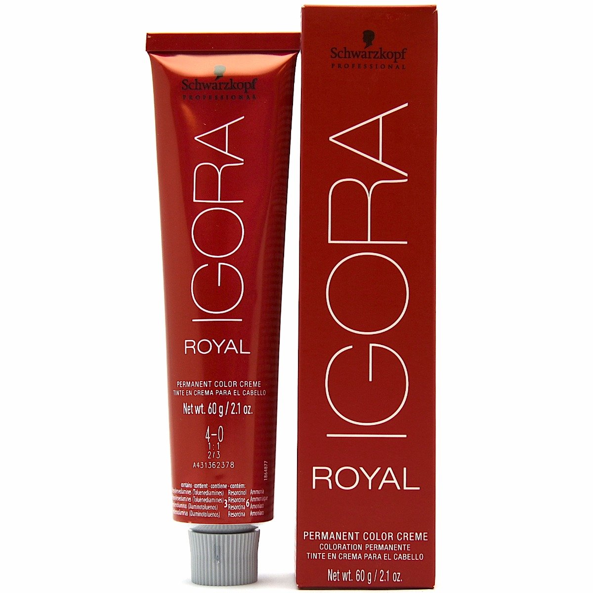 Schwarzkopf Igora Royal Permanent Hair Color - 6-88 Dark Extra Red Blonde | 2.1 oz.