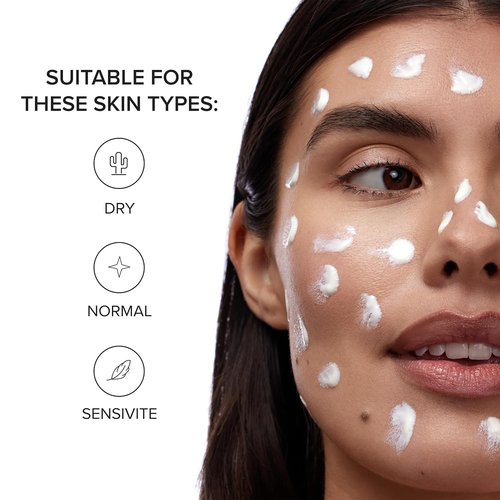 DRMTLGY Peptide Night Cream Face Moisturizer. Fragrance Free and Oil Free Hydrating Facial Moisturizer for All Skin Types. 2.1 oz