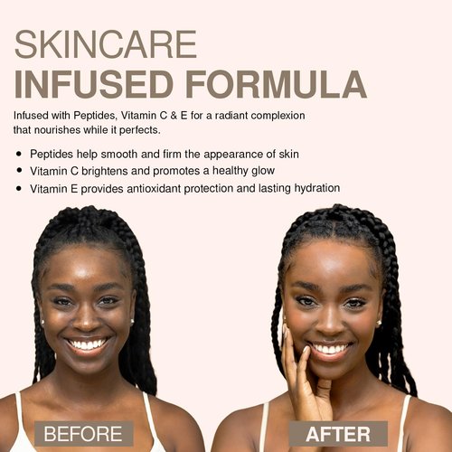 Palladio CC Cream - Full-Coverage Color Correction, Oil-Free with Peptides & Vitamin C | Medium 30N