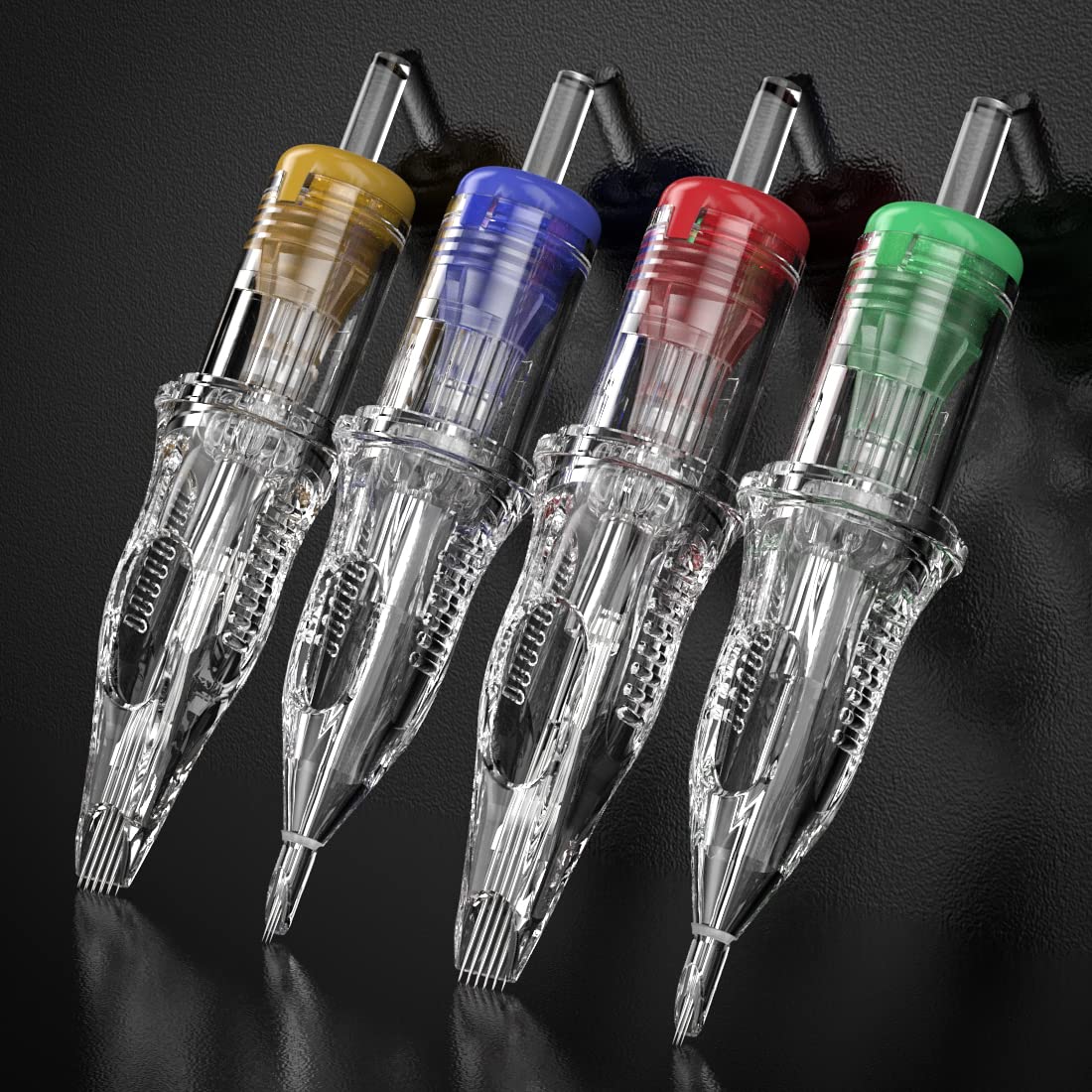 Dragonhawk Tattoo Cartridges Needles 0801rl Round Liner Bugpin Disposable Needles with Soft Membrane for Tattoo Artists