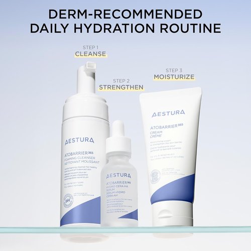AESTURA ATOBARRIER365 Gentle pH-Balanced Foaming Cleanser - Hydrating Ceramide Formula for Dry Skin | 150ML / 5.07 oz.