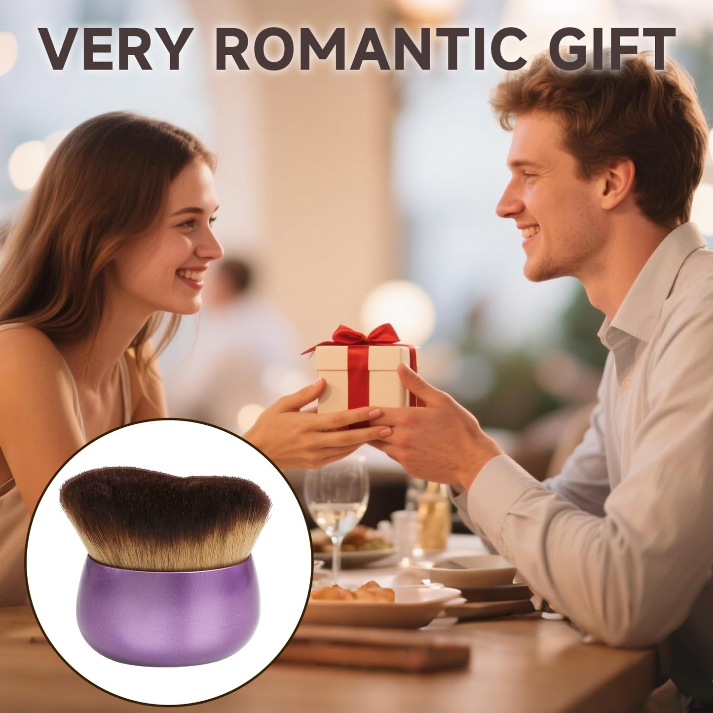 Skiennix Extra Large Body Brush - Makeup Blend & Blur Tool for Self Tanner, Bronzer & Foundation | Beige