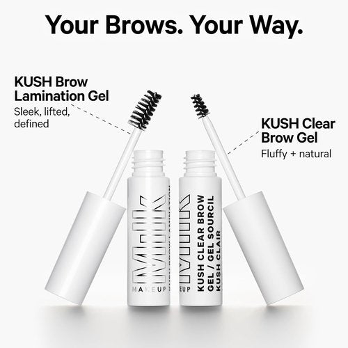 Milk Makeup KUSH Brow Lamination Gel - Clear Gel for Lifting, Shaping & Setting Brows - 0.17 oz Vegan Formula