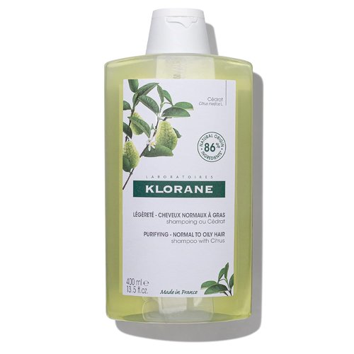 Klorane Purifying Shampoo | Citrus Formula for Clarifying & Detoxifying Hair & Scalp - 13.5 fl. oz.