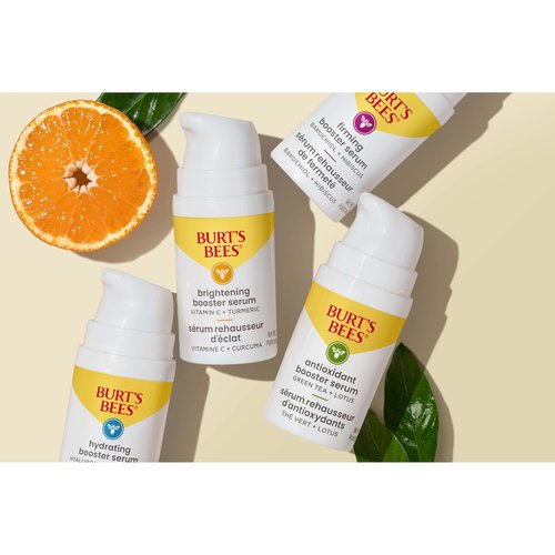 Burt's Bees Vitamin C Turmeric Facial Serum - Brightens Skin & Reduces Dark Spots | Lightweight Hydrating Formula (1 oz)