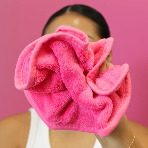 ERASE YOUR FACE Makeup Remover Cloths - Reusable Microfiber Towels for Effortless Makeup Removal - Dual-Sided, Water Activated, 8 Count