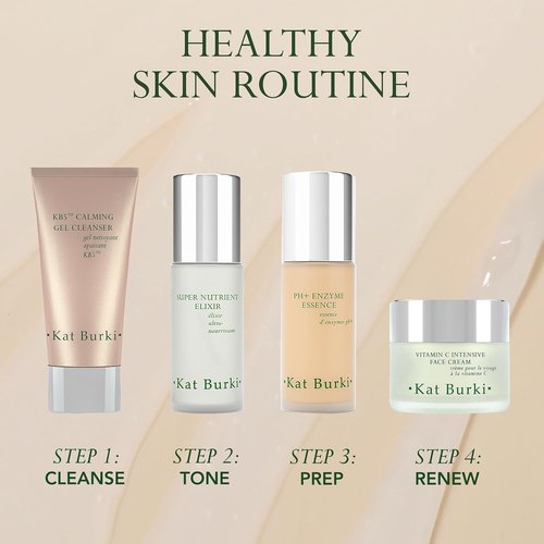 KAT BURKI KB5 Calming Gel Cleanser - Gentle Moisturizing Face Wash & Makeup Remover for Sensitive Skin | 4.4 Fl Oz