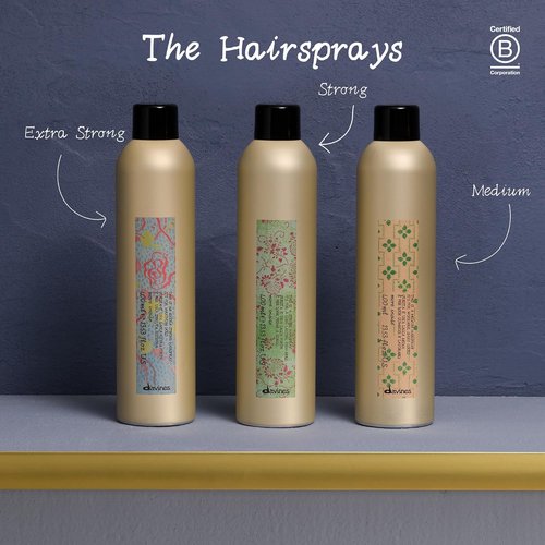 Davines Extra Strong Hair Spray - Maximum Control & Humidity Resistant - 13.53 Fl Oz