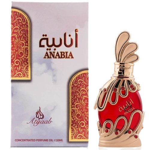 Khadlaj Anabia Red Concentrated Perfume Oil, 0.67 Ounce (Unisex)