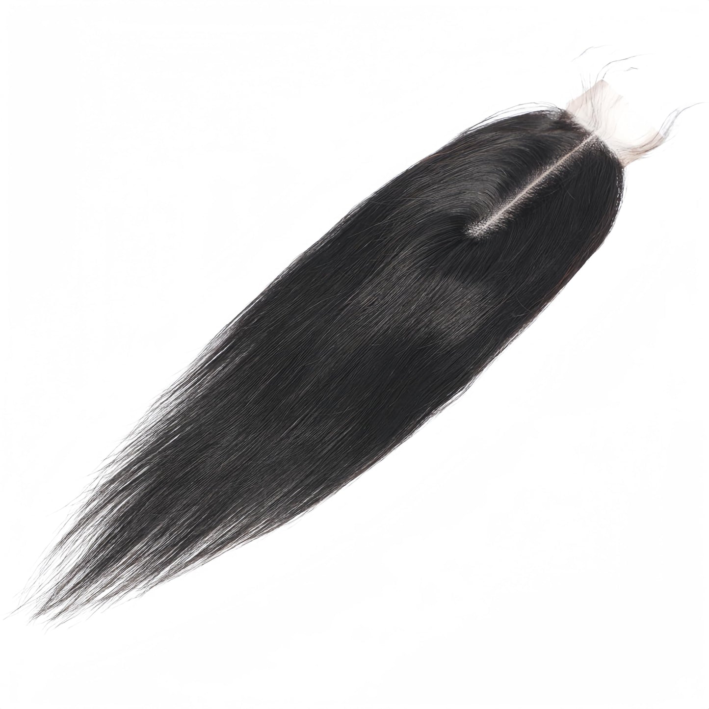 Brazilian 2x6 Lace Closure Kim K Closure Straight Brazilian Human Hair Lace Closure Remy Hair Deep Middle Part Closure(12 inch)