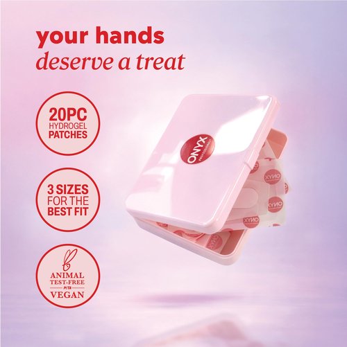 Onyx Professional Hard as Hoof S.O.S Nail Patches - Nail and Cuticle Strengthening Treatment Repair Patches, Nail Growth, Repair, 20 Count