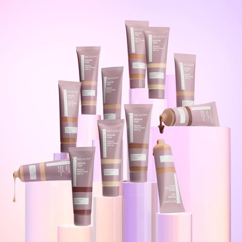 Revlon Illuminance Tinted Serum - Triple Hyaluronic Acid for Even Skin Tone & All-Day Hydration | SPF 15, 201 Creamy Natural, 0.94 fl oz