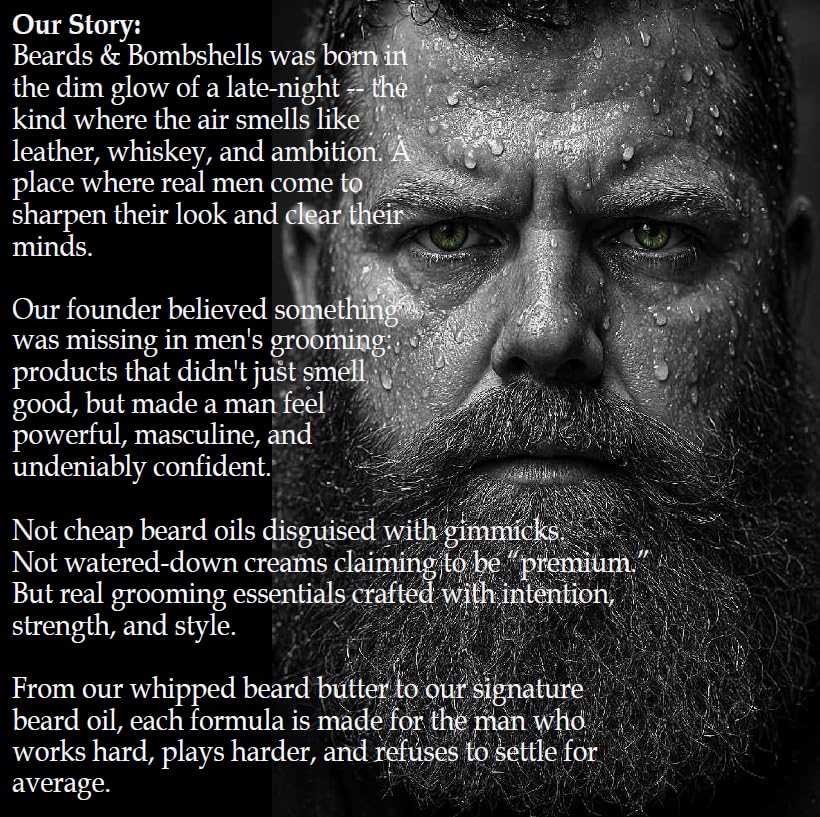 Beards & Bombshells Hydrating Beard Butter - Light Whipped, Non-Greasy Formula for Softening Hair & Taming Frizz (Hollywood Reserve)