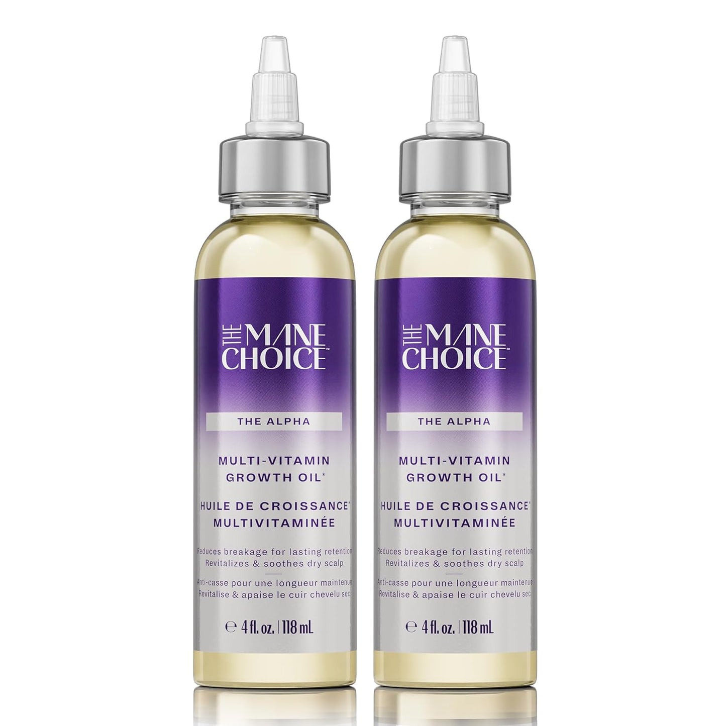 The Mane Choice Alpha Multi-Vitamin Scalp Hair Growth Oil, 4 Fl Oz, 1 Pack, Nourishing Scalp Oil with Biotin, Vitamin C, Rosemary, Rice Extract, Jojoba, Tea Tree & Castor Oil, Lightweight & Non-Greasy