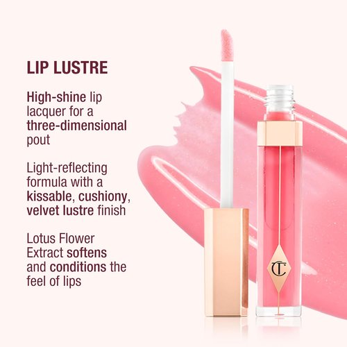 Charlotte Tilbury Icon Baby Lip Duo Kit - Hydrating Mini K.I.S.S.I.N.G Lipstick & Full Size Gloss Set | Long-Lasting Shine