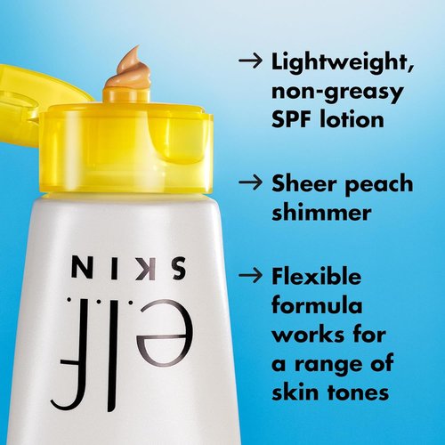 e.l.f. SKIN Suntouchable Whoa Glow SPF 30 - Sunscreen & Makeup Primer with Hyaluronic Acid | Vegan & Cruelty-Free, Sunbeam