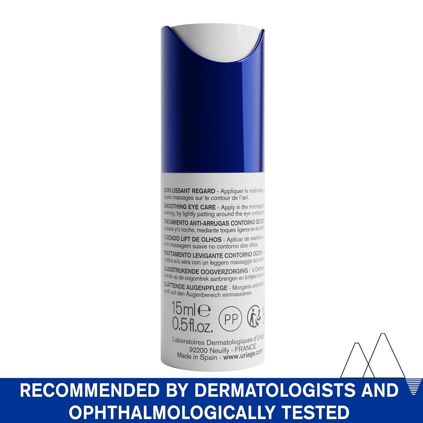 Uriage Age Lift Eye Contour Cream - Retinol, Hyaluronic Acid & Vitamins C & E for Fine Lines & Puffiness