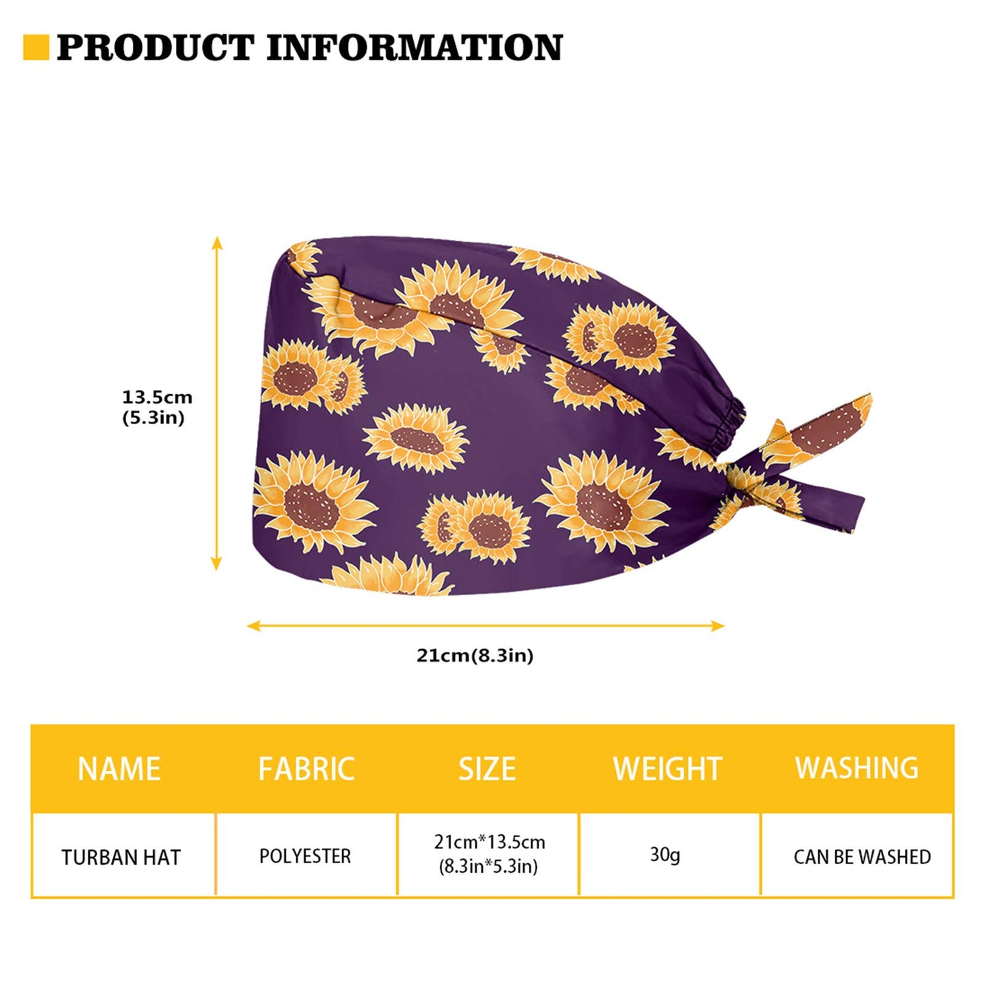 JoyLamoria Funny Cartoon Pug Print Cap with Sweatband Adjustable Tie Back Hair Cover Hats Headwear for Womens Mens