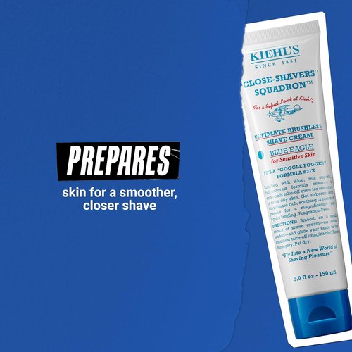 Kiehl's Ultimate Brushless Shave Cream - Unscented Formula with Aloe Vera for Sensitive Skin | 5 fl oz