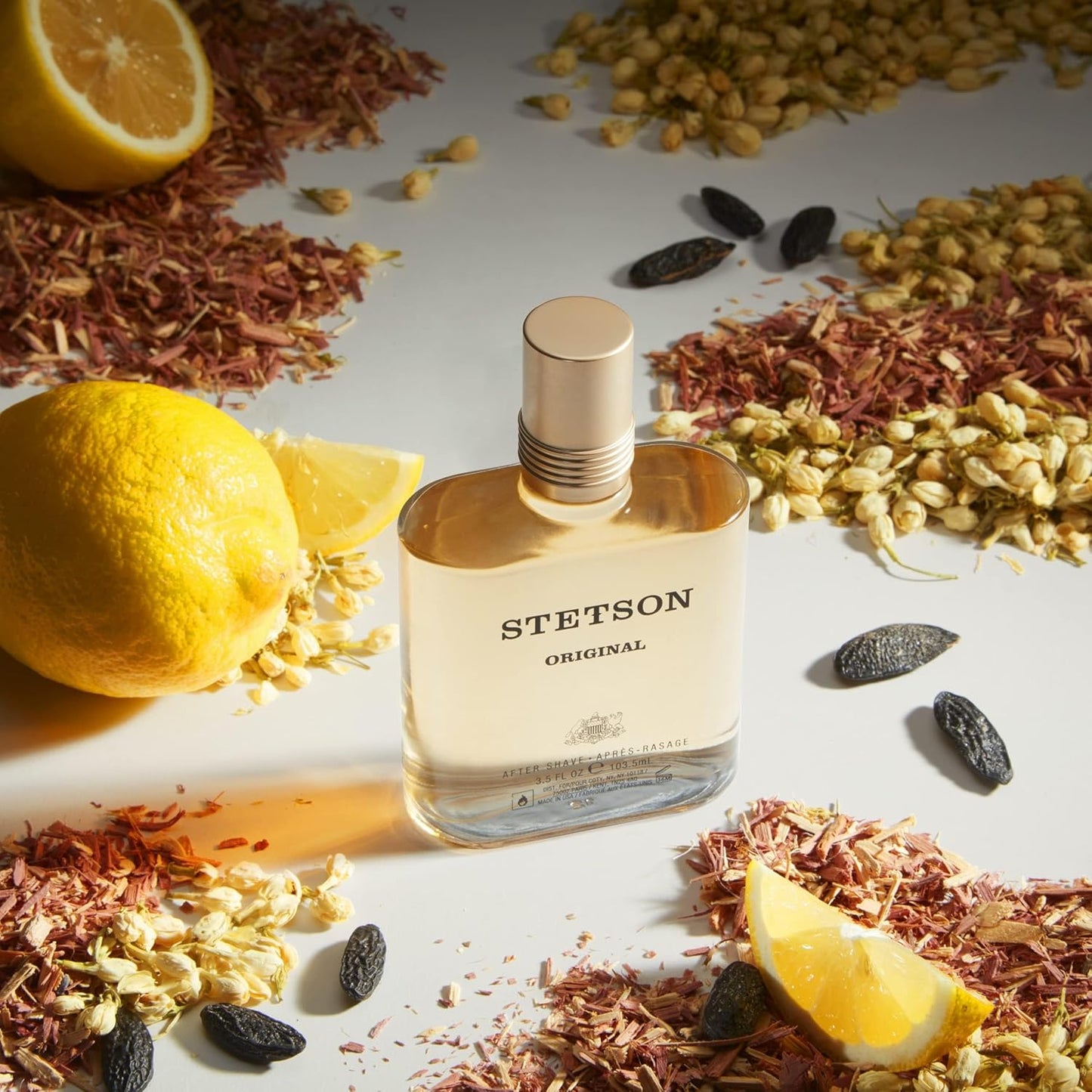 Stetson Original Aftershave - Earthy Woody Aroma After Shave Splash for Men - 3.5 Fl Oz