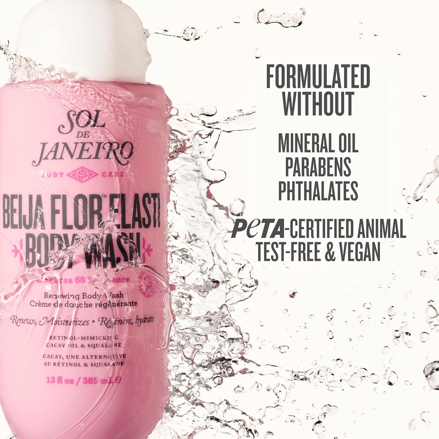 Sol de Janeiro Beija Flor Body Wash - Nourishing & Hydrating Formula for Soft Skin