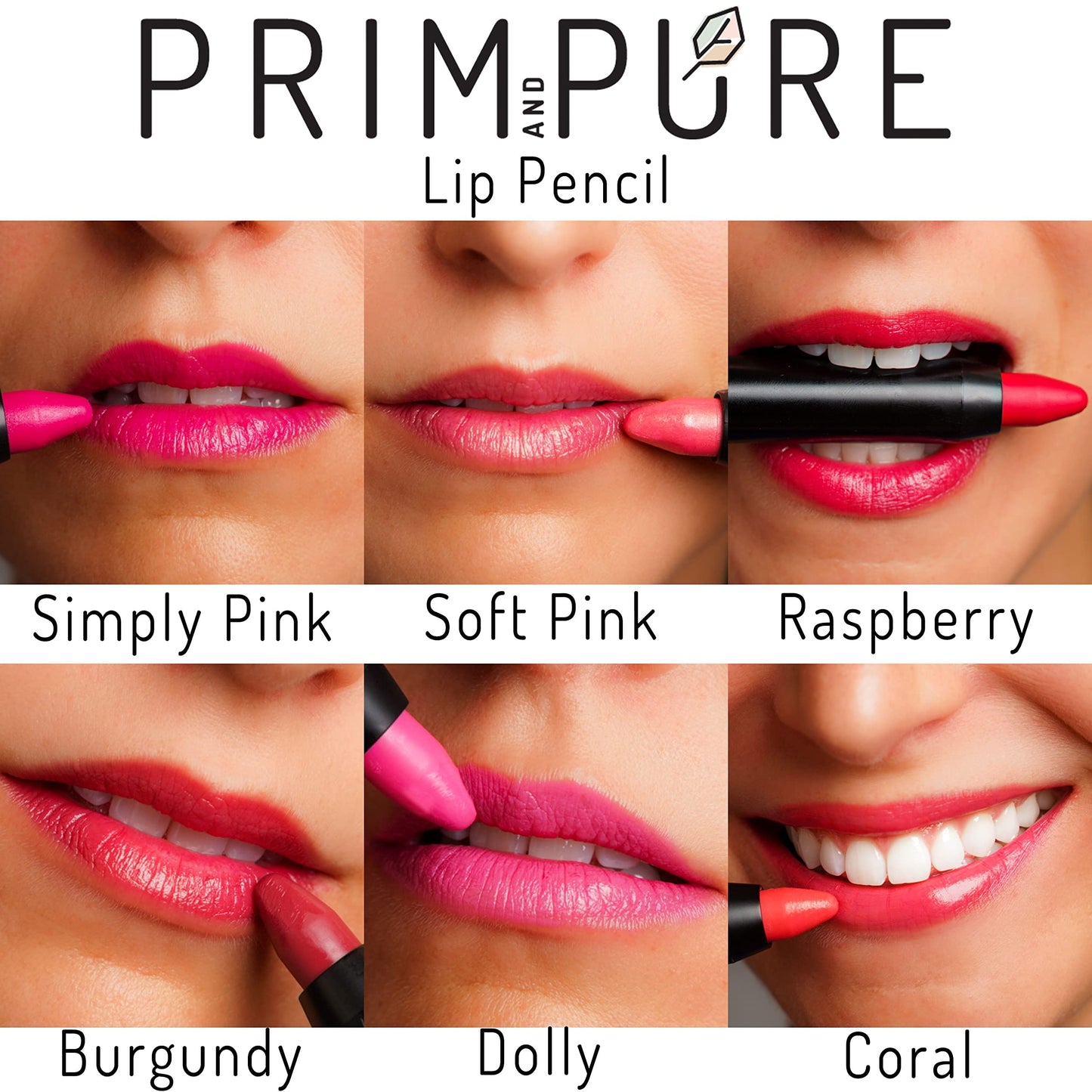 Natural Lipstick Crayon Pencil for Women High Pigment Tints, Cruelty Free, Organic Lipstick Made in USA, Safe, Nontoxic Lip Care Cosmetics (Raspberry)