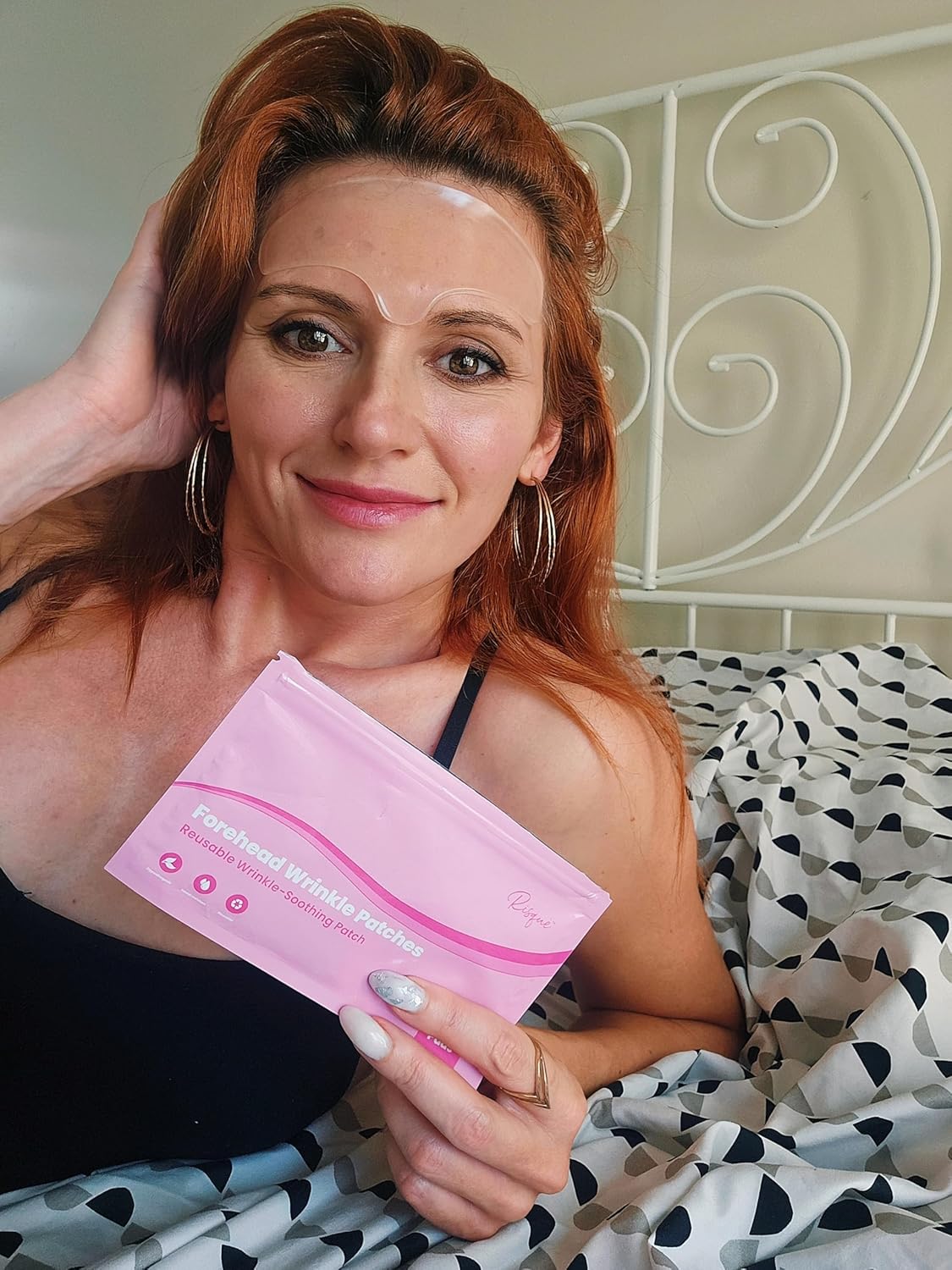 Skiennix Forehead Wrinkle Patches - Reusable Silicone for Smoothing Wrinkles & Fine Lines, Hypoallergenic