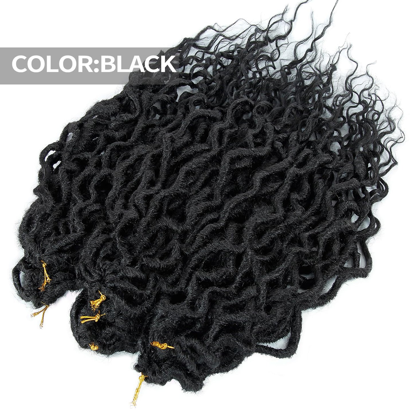 Faux Locs Crochet Braid Hair Bohemian Locs 24 Inches Synthetic Dreads Ombre Braiding Hair Afro Dreadlock 1B