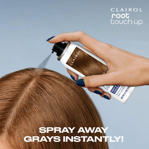 Clairol Root Touch-Up Temporary Hair Coloring Spray, Light Brown Hair Color, Pack of 1 - Packaging May Vary