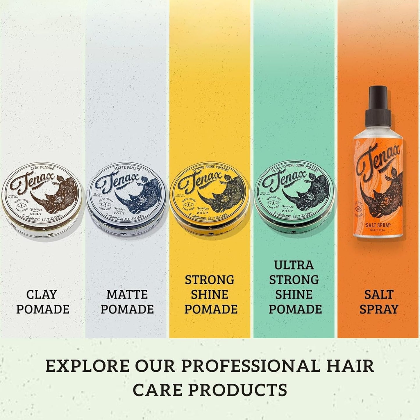 Tenax Clay Pomade for Men - Adds Volume & Texture for Damp or Dry Hair | 3.5 oz