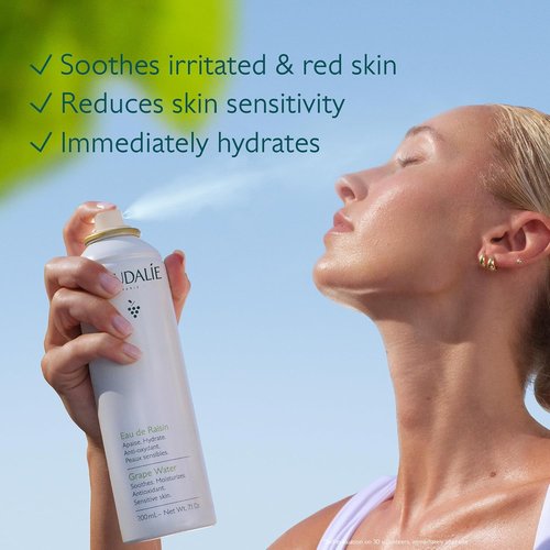 Caudalie Beauty Elixir Face Mist & Grape Water Mist - Travel-Sized Duo for Radiant Skin