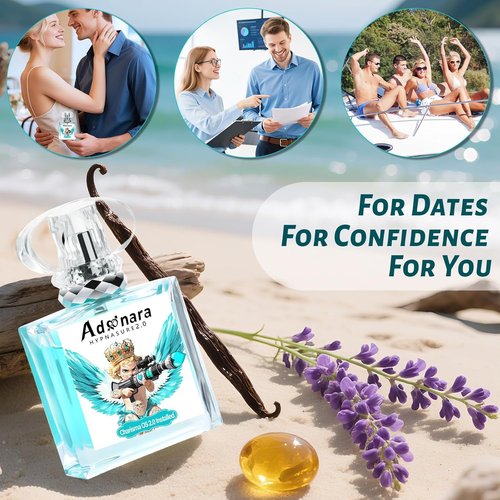 Hypnasure 2.0 Pheromone Cologne for Men - 2025 Upgraded EDP Formula | 12-Hour Long-Lasting Scent, 1.7 Fl Oz