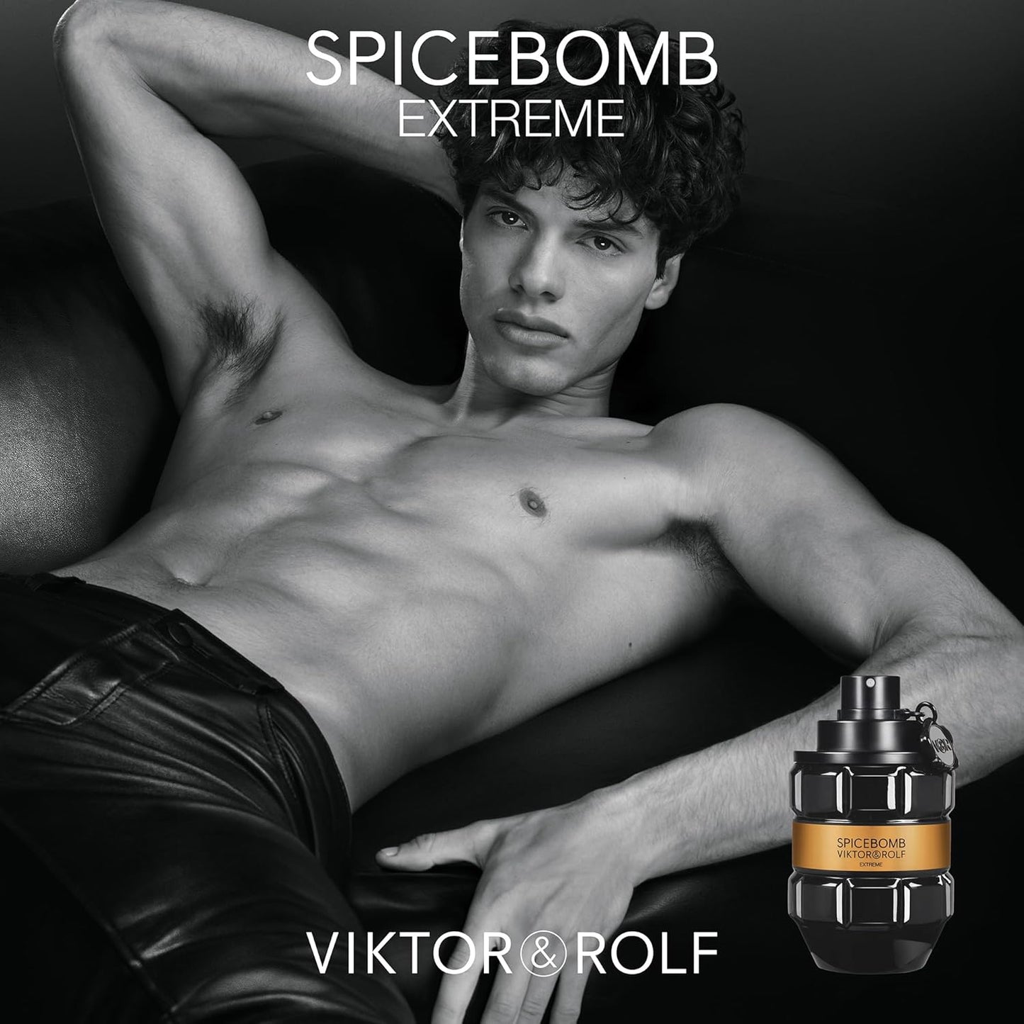 Viktor&Rolf Spicebomb Men's Cologne Gift Set - Woody & Spicy Fragrance | Full Size 3 Fl Oz & Travel Size 0.68 Fl Oz