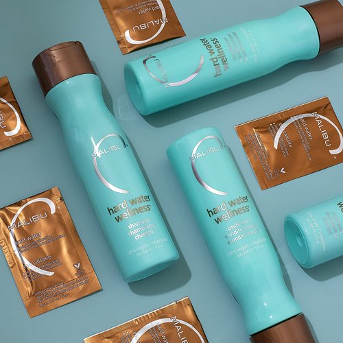Malibu C Hard Water Wellness Conditioner - Sulfate-Free Formula for Enhanced Moisture & Shine