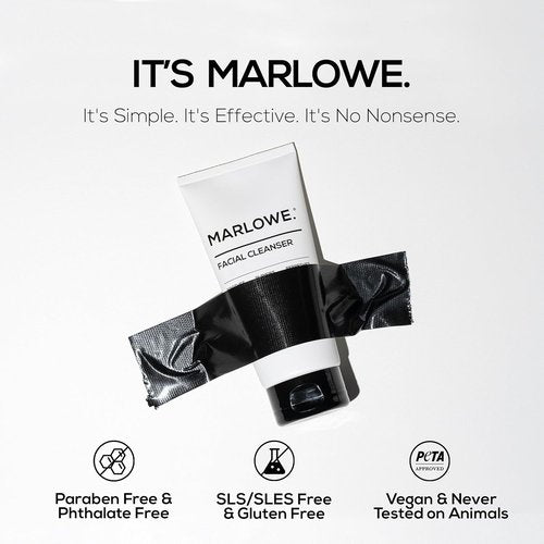Marlowe. No. 121 Facial Cleanser - Daily Men's Face Wash with Natural Extracts & Antioxidants | 6 oz