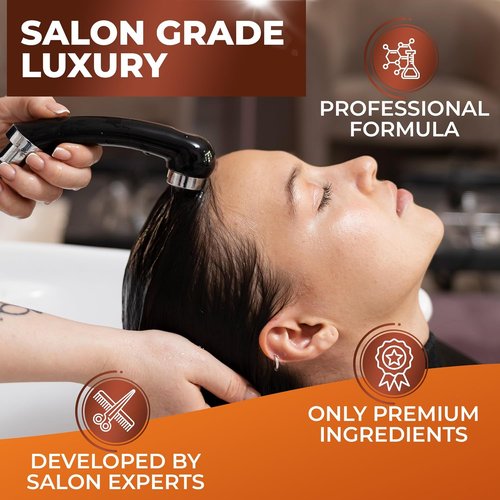 **Moroccan Oil Argan Oil Shampoo and Conditioner Set - Sulfate-Free Hydration for Curly, Color-Treated Hair**