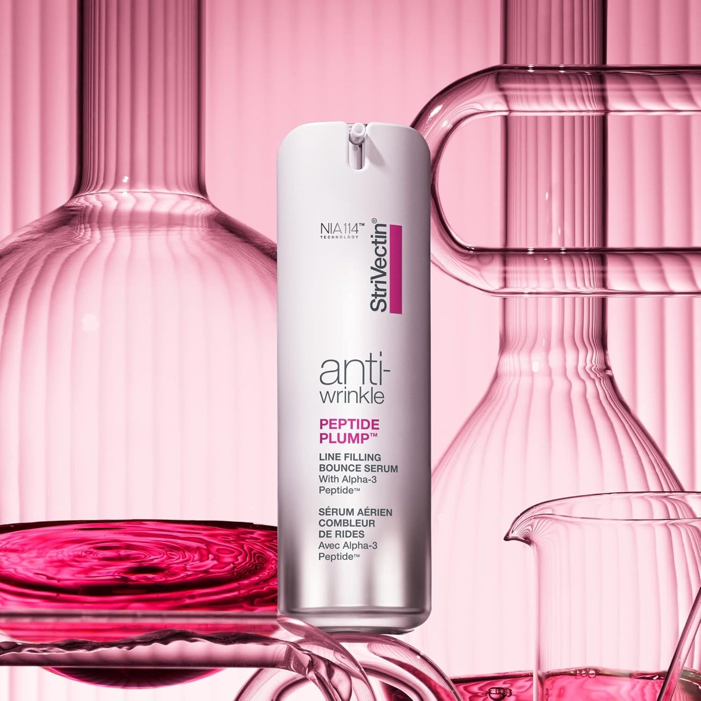 StriVectin Anti-Wrinkle Face Serum - Peptide Plump Line Filling with Ceramides for Firm Skin