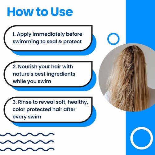 AQUA GUARD Pre-Swim Hair Defense - Prevent Chlorine Damage & Soften Hair | 5.3 oz (2 Pack)