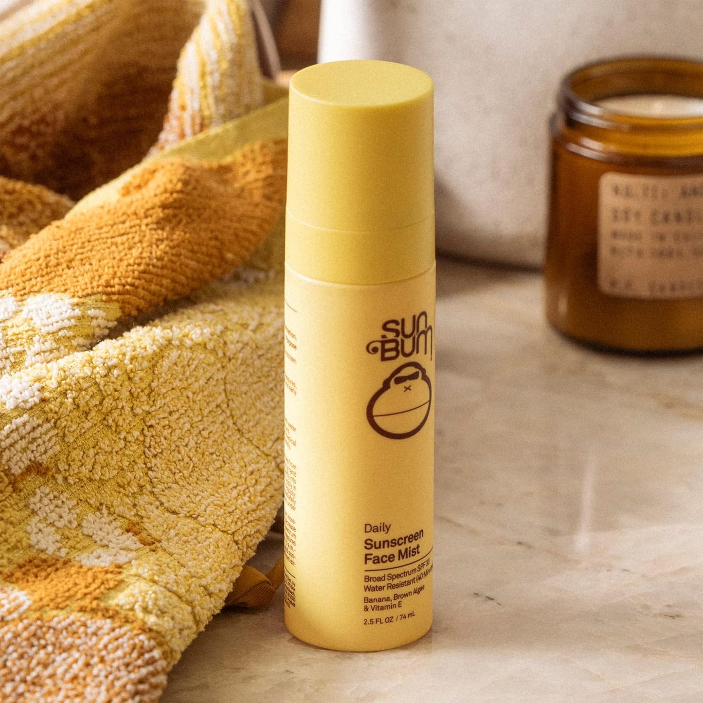 Sun Bum SPF 30 Daily Sunscreen Mist - Vegan, Broad Spectrum UVA/UVB Protection - 2.5 oz Spray