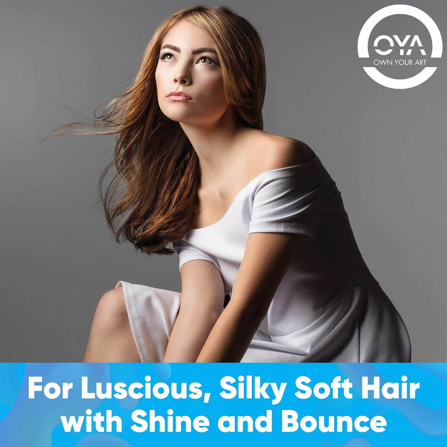 OYA FINIT Quick Drying Strong Hold Hairspray - 250ml Luminous Flexible Hold for Women and Men - Softening and Protective Spray for All Hair Types