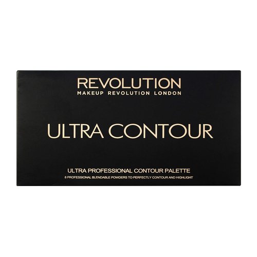 Makeup Revolution Ultra Contour Palette - Vegan Makeup Palette with Highlighters & Contour Shades, 13g