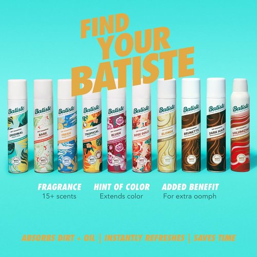 Batiste Dry Shampoo - Blonde Formula for Effortless Volume | 6.35oz Size