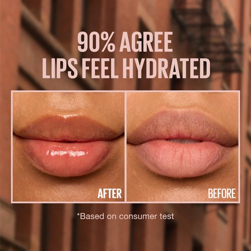 MAYBELLINE Lifter Gloss, Hydrating Honey'd Lip Gloss with Hyaluronic Acid, High Shine for Plumper Looking Lips, Toast, 1 Count