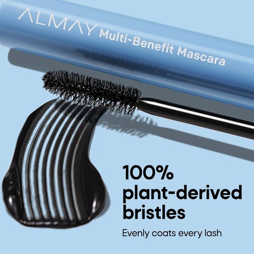 Almay Multi-Benefit Mascara - Volumizing & Lengthening Formula | Hypoallergenic, 502 Black