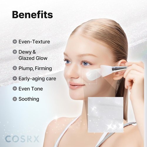 COSRX PDRN Exosome Glaze Wrapping Mask - Easy Peel-Off Overnight Treatment for Glass Skin, 1.69 fl. Oz | Korean Skincare