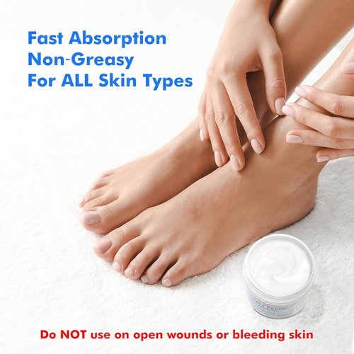Ebanel Urea Cream 40% | Salicylic Acid Foot Cream for Dry Cracked Heels & Skin Repair