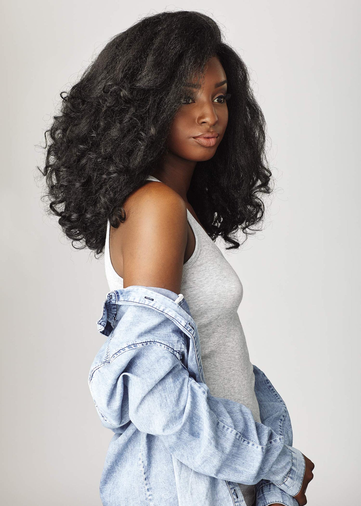Sensationnel CKCO HalfWig - synthetic Instant weave half wig - Curls Kinks and Co RAIN MAKER (1 JETBLACK)