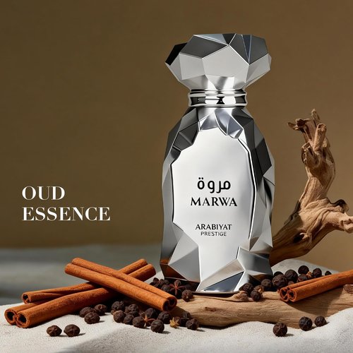 A CENTER Marwa Men's Cologne 100ml Spicy Woody Eau de Parfum Bergamot Geranium Guaiac Wood Scent Gift for Him