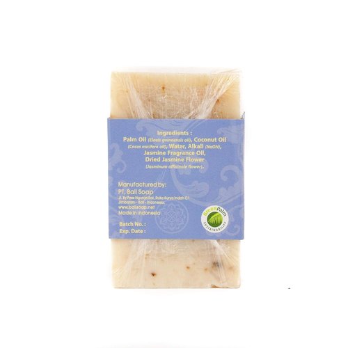 Bali Soap - Jasmine Natural Bar Soap for Men & Women | Vegan, Handmade Exfoliating Cleanser - 6 Pack, 3.5 Oz Each